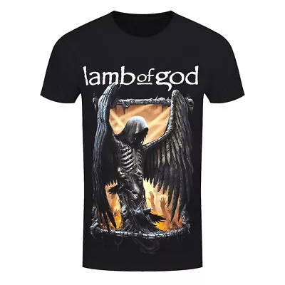 Buy Lamb Of God T-Shirt Winged Death Band New Black Official • 15.95£