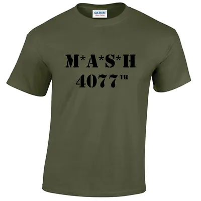 Buy Men's Mash 4077th T-Shirt | S To Plus Size | US Retro Medics Marines Fancy Dress • 12.95£
