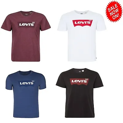 Buy Men Crew Neck Short Sleeves Levis T Shirts XS To 3XL • 15.99£