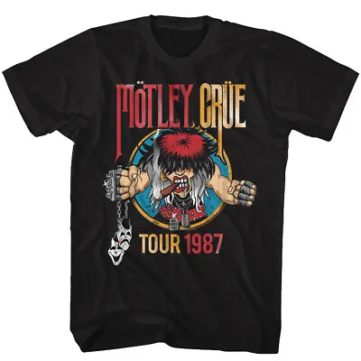 Buy Motley Crue Tour 1987 Allister Fiend Men's T Shirt Band Concert Music Merch • 54.48£