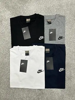 Buy Nike Short Sleeve T-Shirt Embroidered Logo In Various Colours And Sizes Men • 12.99£