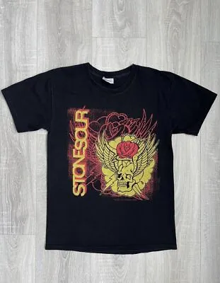 Buy Vintage Stone Sour T Shirt Big Logo Official Merchandise Tee Size S • 44.16£