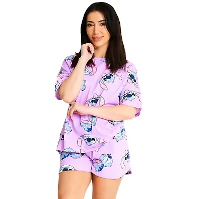 Buy Womens Disney Lilo & Stitch Pyjamas | Ladies Stitch Short Pjs | Stitch Pyjamas • 17.99£