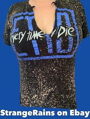 Buy Modified - Every Time I Die - Band Shirt  - Ladies T Shirt Sz. (M) Metal  - ETID • 19.88£