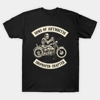 Buy Sons Of Arthritis T Shirt For Joke Birthday Funny Film Motorcycle Motorbike • 8.99£