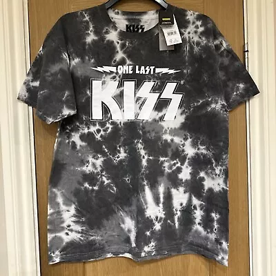 Buy Brand New Womens Grey Kiss Band T-shirt  Size Small (UK 8-10) By George • 7.50£