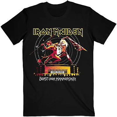 Buy Iron Maiden Beast Over Hammersmith Eddie Devil Tonal T-Shirt OFFICIAL • 16.59£