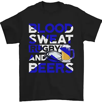 Buy Blood Sweat Rugby And Beers Scotland Funny Mens T-Shirt 100% Cotton • 8.49£