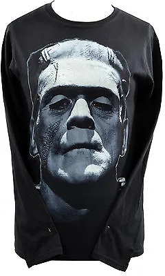 Buy Womens Long Sleeve Top Boris Karloff Frankenstein Monster Cult Horror S - 2xl  • 19.95£