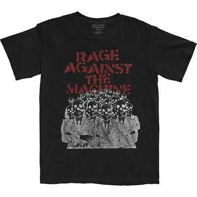 Buy Rage Against The Machine Crowd Masks Official Tee T-Shirt Mens • 15.99£