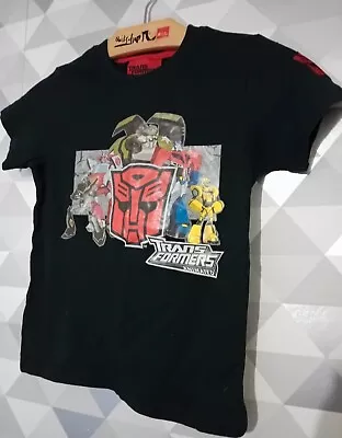 Buy Boys Girls Transformer T-shirt Age 5-6 Black George Childs Genuine • 4.99£