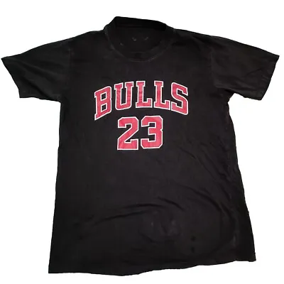 Buy Chicago Bulls Mens Jordan 23 Double Print Black T-Shirt S See Description • 5.60£