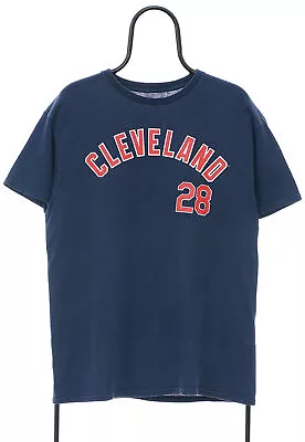 Buy MLB Cleveland Guardians Navy Sports TShirt - Medium • 17£