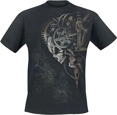 Buy Diesel Punk Mens T-Shirt By Spiral Direct Steampunk Skull • 15.99£