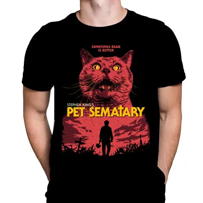 Buy PET SEMETRY - Black T-Shirt - Sizes M - XXXXL -  Art / Horror / Zombies / Undead • 19.95£