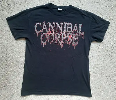 Buy Cannibal Corpse Vintage 2019 European Tour T Shirt Death Gore Metal Black M LP • 54£