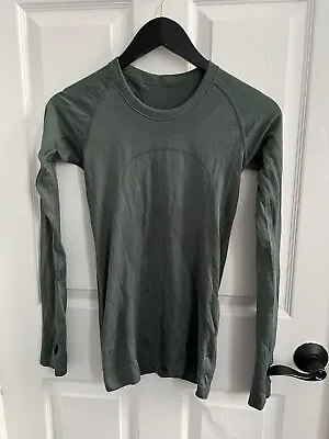 Buy Lululemon Swiftly Tech Long Sleeve Shirt Medium Forest Size 4 • 21.69£