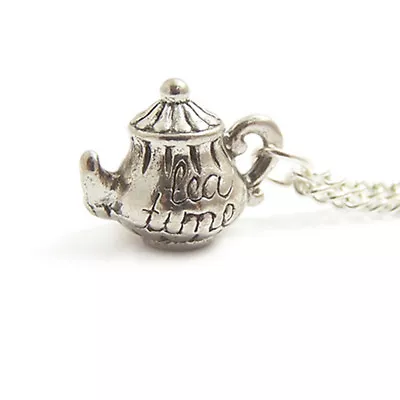 Buy TEA POT Necklace Alice In Wonderland Teapot Necklace Cup Party Charm Mad Hatter • 15.99£