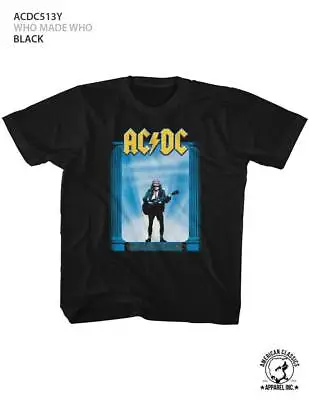 Buy AC/DC Who Made Who Black Children's T-Shirt • 19.36£