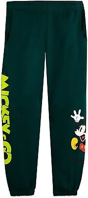 Buy Disney - Mickey Mouse Green Sweatpants/Joggers - Mickey & Co - M, L - BNWT • 29.99£