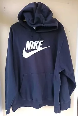 Buy Nike Hoodie Black XXL Oversized Pullover Centre Spell Out Swoosh Logo Gym • 24.99£