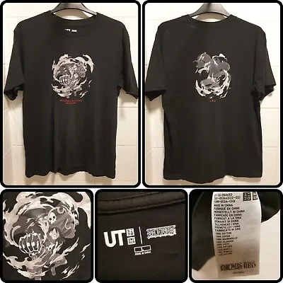 Buy One Piece Film Red UT  T-Shirt - Monkey D. Luffy - Uniqlo UT Black L Men VGC • 34.99£