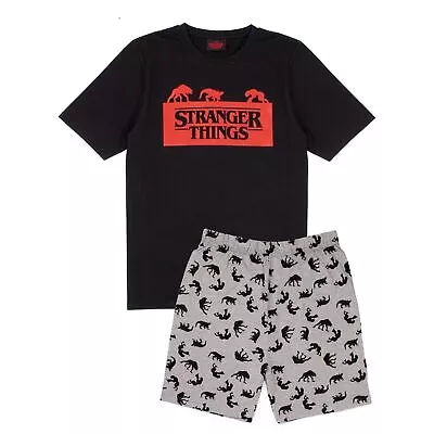 Buy Stranger Things Mens Short Pyjama Set NS6019 • 22.77£