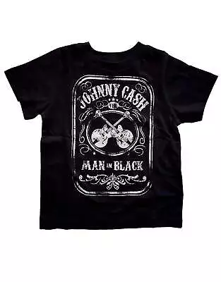 Buy Johnny Cash Toddler Little Man In Black T Shirt • 13.95£