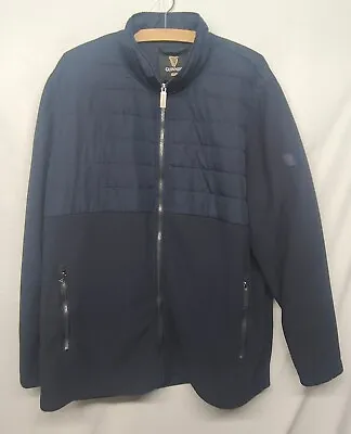 Buy Guinness Bonded Fleece Jacket Navy Blue Size 2XL Full Zip, Quilted Upper. XXL • 29.99£