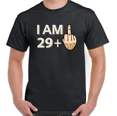Buy 30th Birthday T-Shirt 29 + 1 Mens Funny Rude Offensive Joke Gift Middle Finger • 12.95£