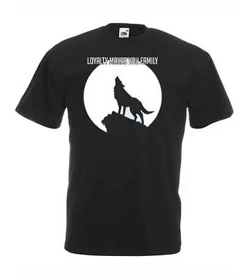 Buy Unisex Black Full Moon Loyalty Makes You Family Wolf Pack T-Shirt • 11.01£
