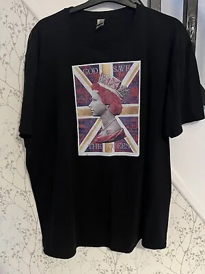 Buy God Save The Queen Hippy Style T Shirt Size XL Gildan  • 6.99£