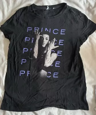 Buy Prince T Shirt Rock Pop Funk Band Merch Tee Size XS Black • 13.50£