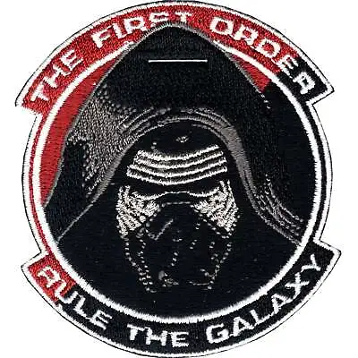 Buy Star Wars Official Kylo Ren 'The First Order' Dark Side Lucasfilm Iron On Patch • 13.24£