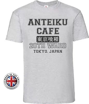 Buy Tokyo Ghoul Inspired ANTEIKU CAFE Varsity Style Anime Manga Red Or Grey T Shirt • 24.99£