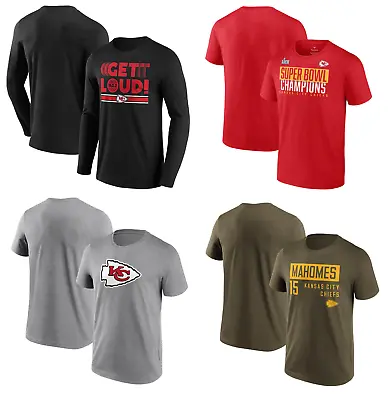 Buy Kansas City Chiefs T-Shirt Men's NFL American Football Fanatics Top - New • 14.99£