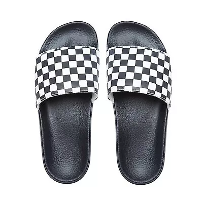 Buy Vans La Costa Slide-On Checkerboard True White Black Slippers New Summer Skat • 40.12£