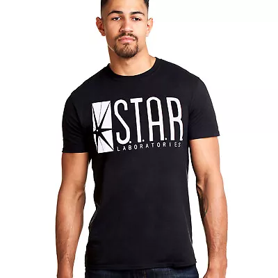 Buy Official DC Comics Mens Star Labs T-shirt Black S-XXL • 13.99£