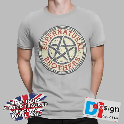 Buy Supernatural Brothers T-shirt Hunters Star Logo Winchester Classic Retro Tee Usa • 6.99£