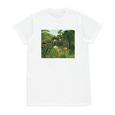 Buy Avant Garde Art T Shirt Rousseau Aesthetic 90s Grunge Womens Mens Printed Tee • 14.99£