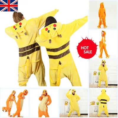Buy 2024 Animal Pyjamas Pikachu Onesie11 Kids Cartoon Charmander Costume Pyjama • 12.59£