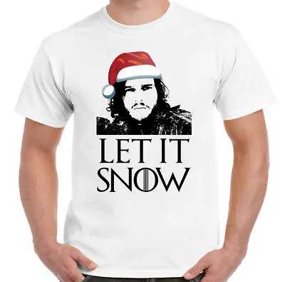 Buy Let It Snow Christmas T-Shirt Edition Mens Funny Game Of Thrones Secret Santa • 10.94£