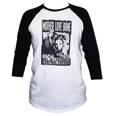 Buy Mother Love Bone Metal Grunge Music Poster T Shirt 3/4 Sleeve Unisex Tee New • 21.30£
