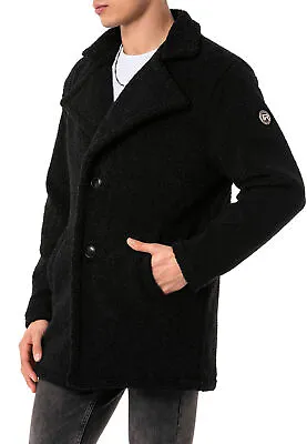 Buy Red Bridge Men's Jacket Fluffy Coat Trench Coat Jacket Between-Seasons • 90.49£