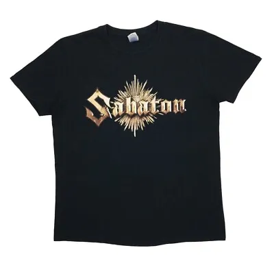 Buy SABATON  I Was Chosen By Heaven  Power Heavy Metal Band T-Shirt Large Black • 13.60£