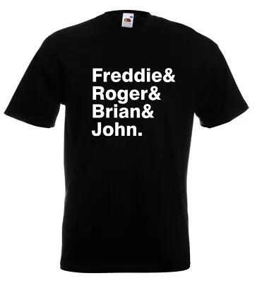 Buy Freddie Mercury Queen T Shirt Roger Brian John  S - 5XL • 13.95£