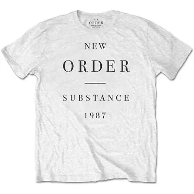 Buy New Order Substance Official Tee T-Shirt Mens Unisex • 15.99£
