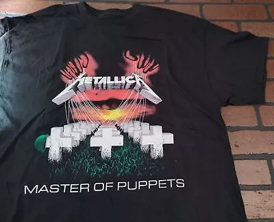 Buy METALLICA -Master Of Puppets Men's T-shirt~Licensed/Never Worn~ XL • 36.78£