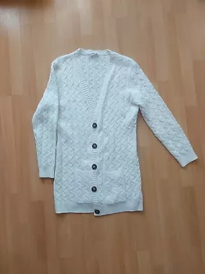Buy Size M 10 12 Cardigan BLOOMING JELLY Biege Knitted Summer Festival  • 1.99£