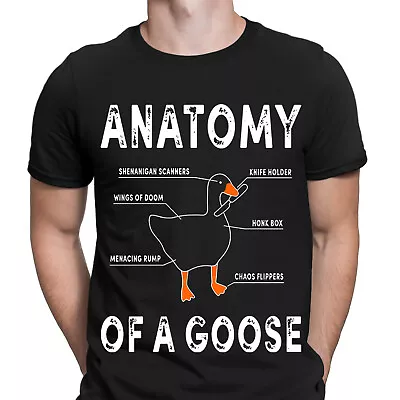 Buy Anatomy Of A Goose Funny Duck Gaming Meme Movie Music Mens T-Shirts Tee Top #NED • 3.99£